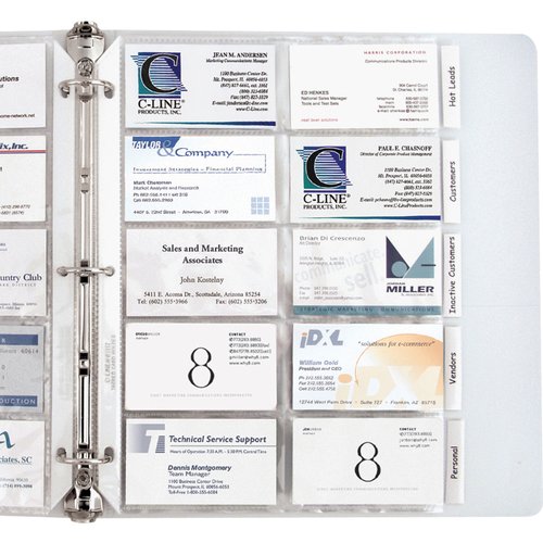 3 ring binder business card holder Amazon.com: Amazon Basics Plastic Business Card Organizer Sleeves for 3-Ring  Binder, Transparent Card Holder, 8.5 x 11 inches, 25-Pack : Arts, Crafts &  Sewing