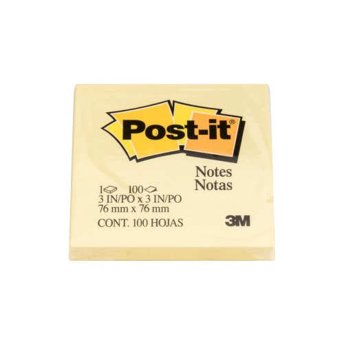 Post-it Notes Original Notepads - MMM654YW - Shoplet.com