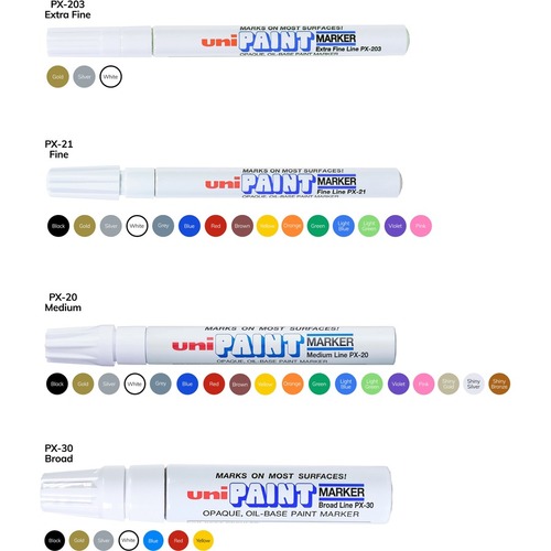 Uni-Paint Broad Marker White