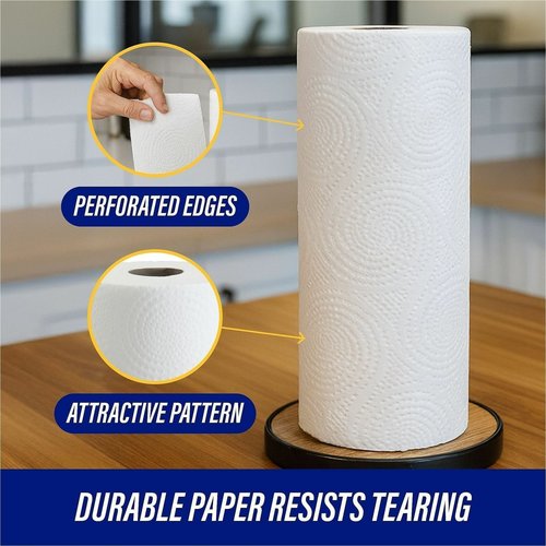 Genuine Joe Kitchen Roll Flexible Size Towels - GJO24080 - Shoplet.com