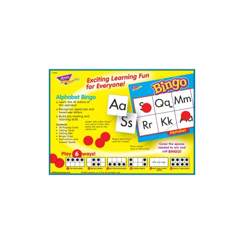 Trend Alphabet Bingo Learning Game - Theme/Subject: Learning - Skill Learning: Alphabet - 4-6 Year Trend Alphabet Bingo Learning Game - Theme/Subject: Learning - Skill Learning: Alphabet - 4-6 Year