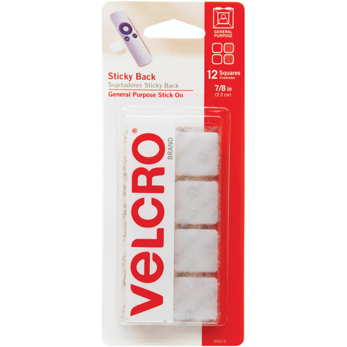 Velcro Industrial Strength -Heavy Duty Stick On- (WHITE - 10ft x