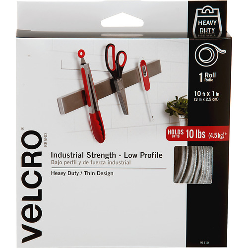 VELCRO Brand - Industrial Strength, Indoor & Outdoor Use, Heavy Duty,  Superior Holding Power on Smooth Surfaces, Size 1 7/8in