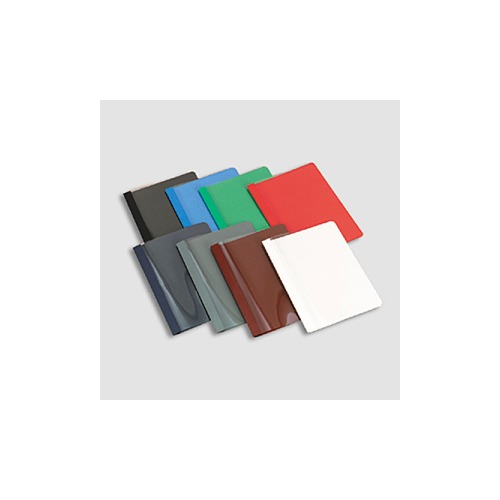 Duotang Clear Front Report Covers with Gray Granada Back Cover