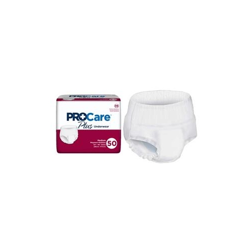 PROCare Plus Protective Underwear, Medium, 34 46 Inch Waist