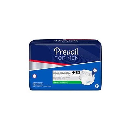 Prevail Protective Underwear For Men Small/Medium 34 - 46 inch Waist ...