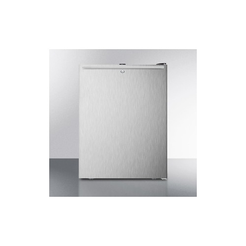 Summit 20" Wide Counter Height Refrigeratorfreezer With A Lock