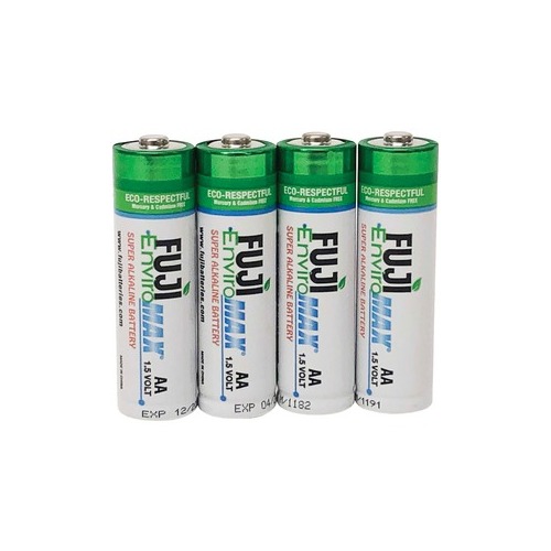 Fuji Batteries 4300BP4 EnviroMax AA Super Alkaline Batteries (4 pack