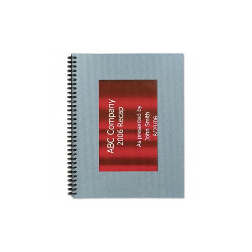 GBC Premium Rigid Paper Report Cover Set With Window GBC2001893