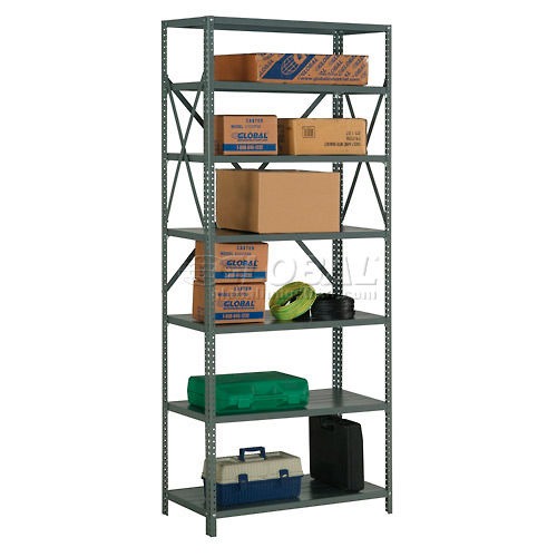 Global Industrial 7 Shelf Open Steel Shelving 36