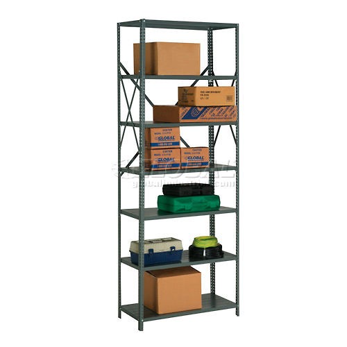 Nexel Global Industrial Steel Shelving 18 Ga 48"Wx18"Dx97"H Open Clip