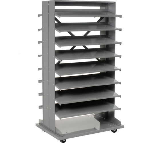 【いるか】レジ用品 Global Industrial Mobile Double Sided Bin Rack Without Bins