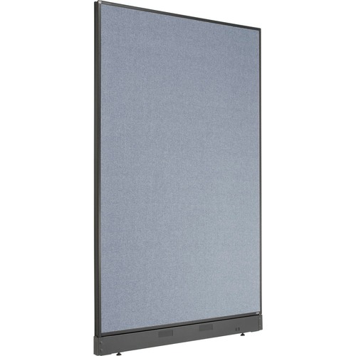 Interion Non-Electric Office Partition Panel with Raceway 48-1/4