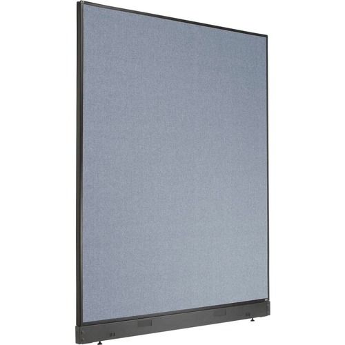Interion Non-Electric Office Partition Panel with Raceway 60-1/4