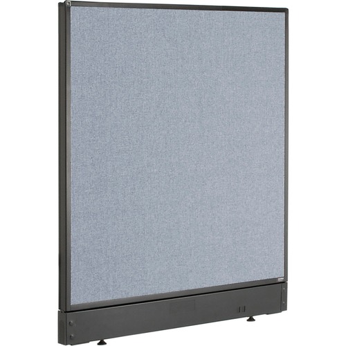 Interion Non-Electric Office Partition Panel with Raceway 36-1/4