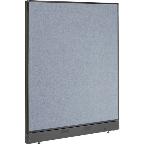 Interion Office Partition Panel with Pass-Thru Cable 48-1/4