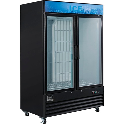 Nexel Ice Merchandiser 2 Swing Glass Doors 45 Cu. Ft. - GLO243055 ...