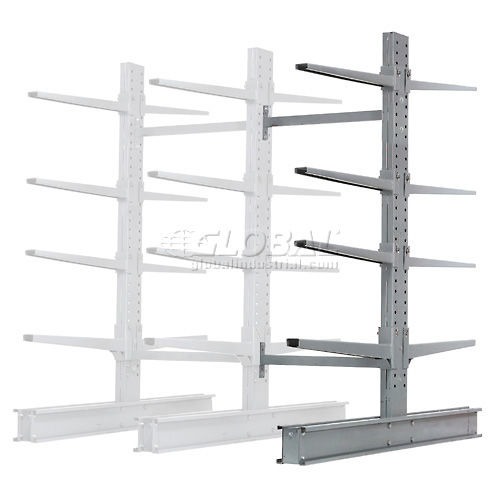 Global Industrial Double Sided Cantilever Rack Add-On 48