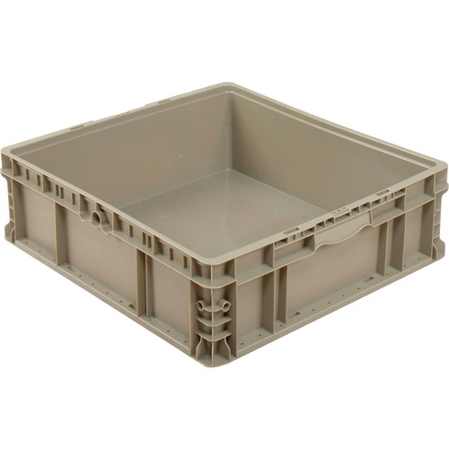 Global Industrial Stackable Straight Wall Container Solid 24