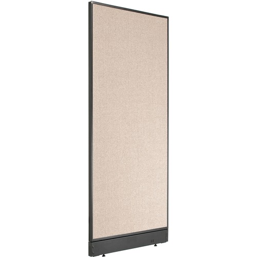 Interion Office Partition Panel with Pass-Thru Cable 24-1/4