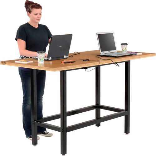 Interion Standing Height Table with Power 72