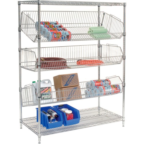 Nexel Adjustable Wire Bin Rack - 48