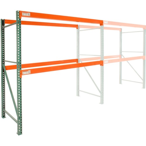Global Industrial Teardrop Pallet Rack AddOn 48"W X 48"D x 96"H