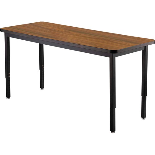 Nexel Interion Utility Table - 72 x 24 - Walnut