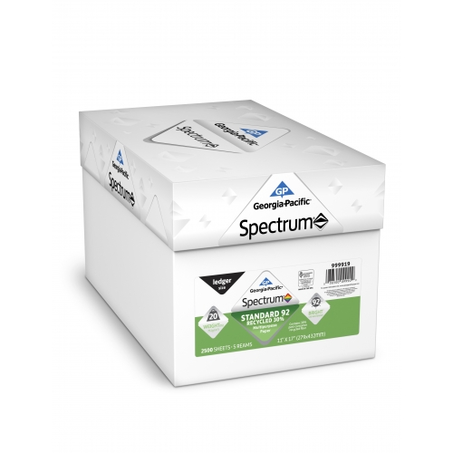 GEORGIA PACIFIC GP Spectrum Standard 92 30% Recylced Paper, 11 x 17