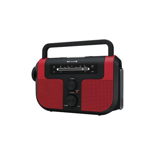 Weatherx(r) WEATHERX WR383R AM FM Weather Radio with Flashlight