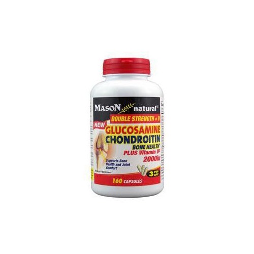 Mason Vitamins Glucosamine Chondroitin Plus Vitamin D3 2000IU Capsules
