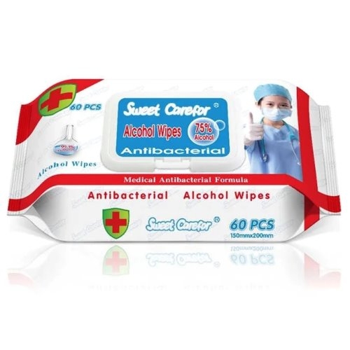 Sweet Carefor 75 Alcohol Wipes GUR1431