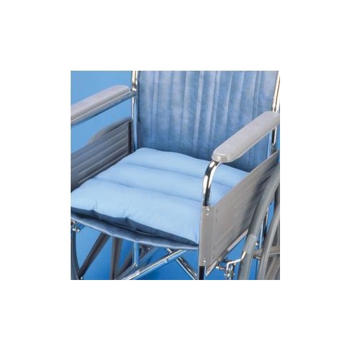 Hermell Products Inc Total Comfort Chair Cushion with Blue Cover, 18 x 16 x 3 HFWC4485