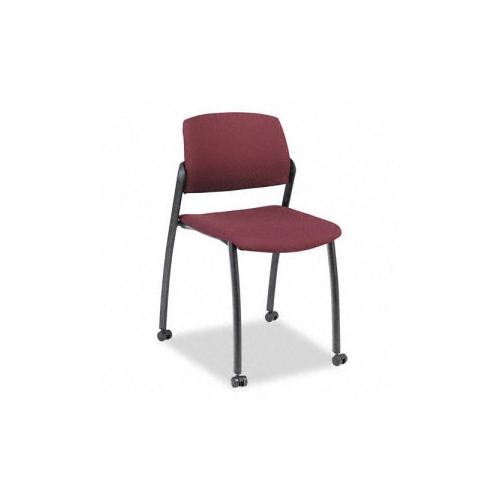 HON F3 Series Armless Guest Chair with Casters HONFGC1ANT69T