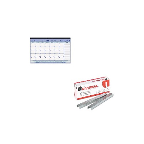 Brownline Monthly Desk Pad Calendar Redc181700 Shoplet Com