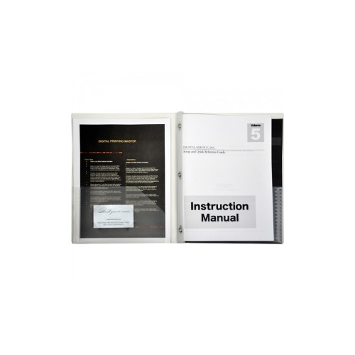 Lion Office Products, Inc 2-Pocket Plastic Folder with Fasteners
