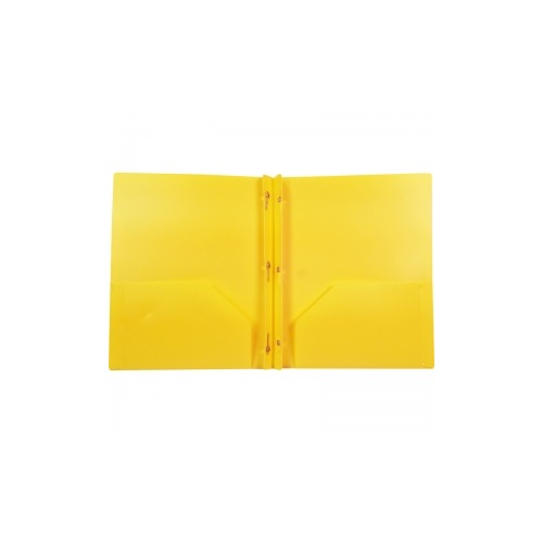 Lion Office Products, Inc 2-Pocket Plastic Folder with Fasteners ...