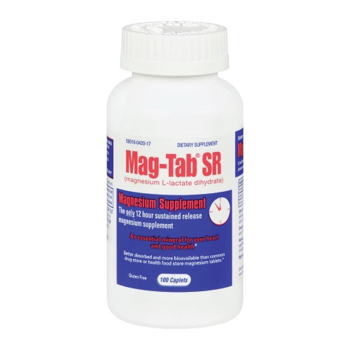 Mineral Supplement MagTab® SR Magnesium 84 mg Strength Tablet 100 per