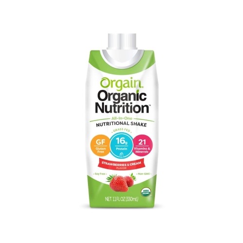 Oral Supplement Orgain® Organic Nutritional Shake Strawberries and