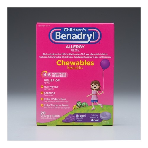 Children's Benadryl Children's Allergy Relief Children's Benadryl® 12.5 ...