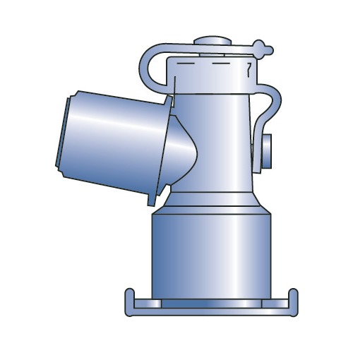 DualAxis Swivel Adapter Portex® PeepKeep™ 1077127EA