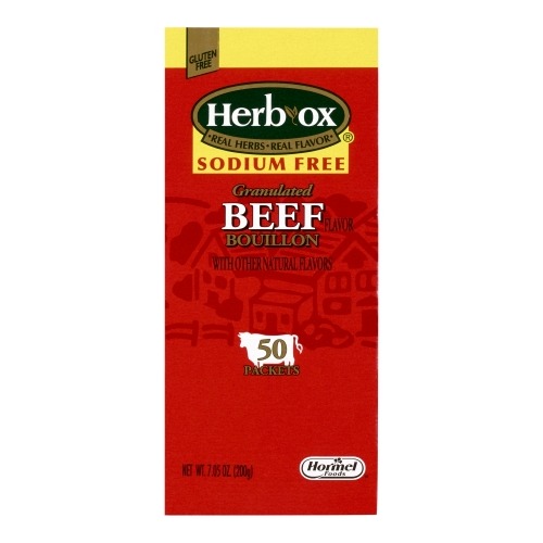Herb-ox Sodium Free Instant Broth Herb-Ox® Beef Flavor ...