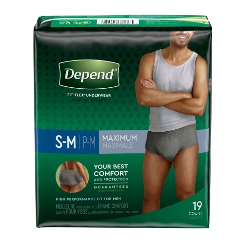 Male Adult Absorbent Underwear Depend® FIT-FLEX® Pull On with Tear Away ...