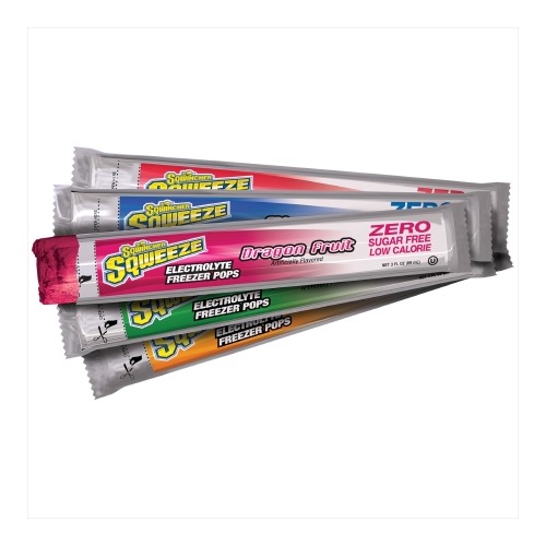 Electrolyte Replenishment Freeze Pop Sqwincher®Squeeze Zero Punch ...