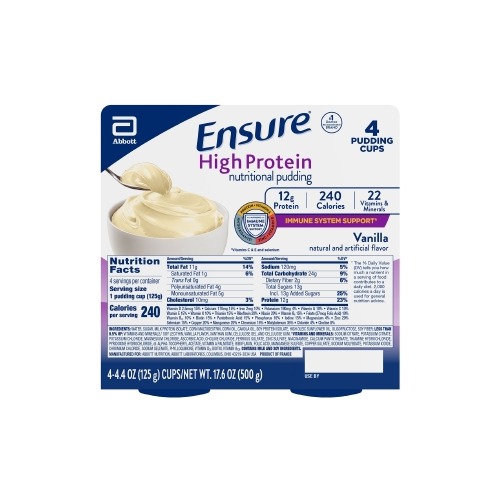 Ensure High Protein Pudding Oral Supplement Ensure® High Protein