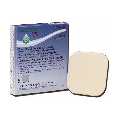 Hydrocolloid Dressing DuoDERM® CGF® 6 X 6 Inch Square Sterile ...