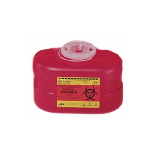 Becton Dickinson Sharps Container 1Piece 51/2 H X 81/2 W X 5 D Inch