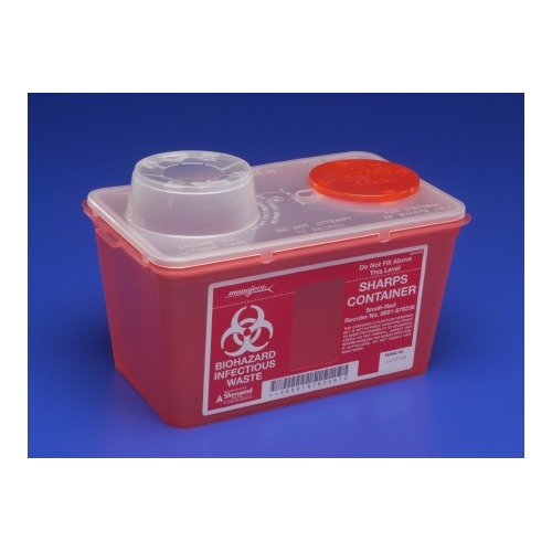 Monoject Sharps Container Monoject™ 1-Piece 7 H X 6-3/4 W X 10-1/2 D ...