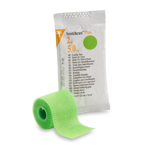 Cast Tape 3M™ Scotchcast™ Plus 2 Inch X 12 Foot Fiberglass Bright Green