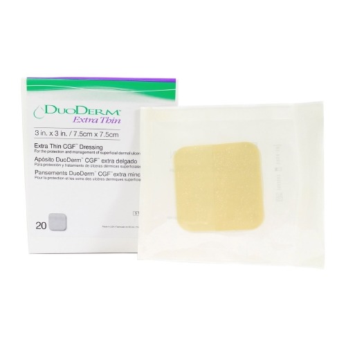 Hydrocolloid Dressing DuoDERM® Extra Thin 6 X 7 Inch Triangle Sterile